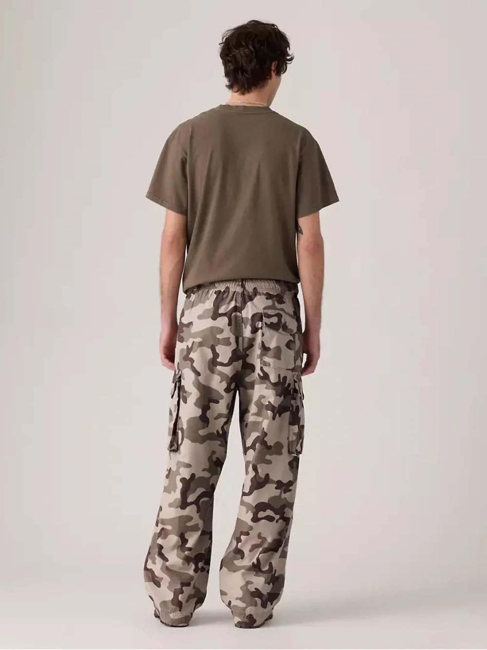 Levi's Beige & Olive Camo Cargo Pants